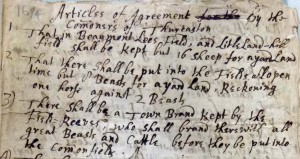 Thurcaston stint, 1695