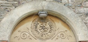 Detail from door pediment